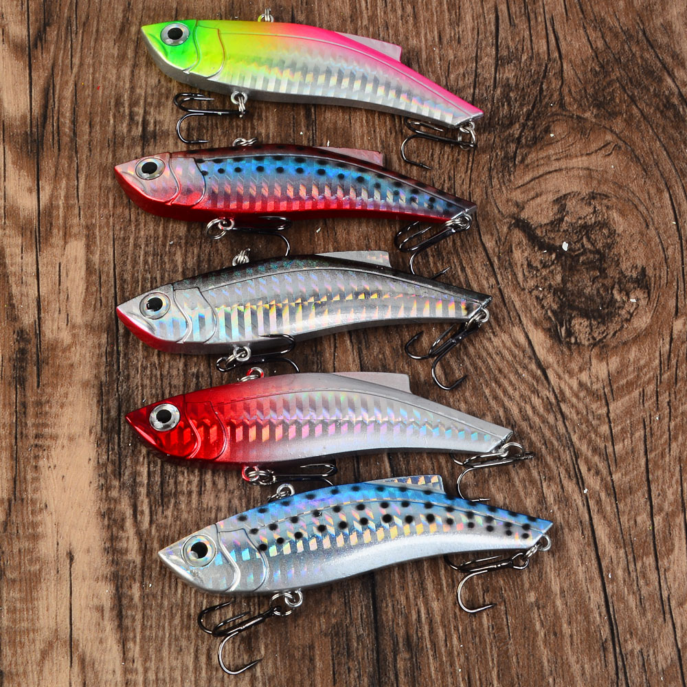 Fishing Equipment Kit - 5pcs Vib Sinking Fishing Lures Wobblers