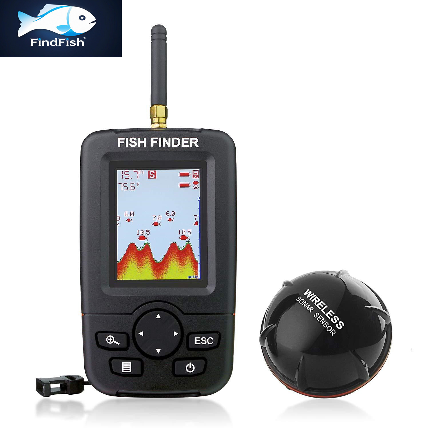 100M Portable Sonar Fish Finde - Fishing Equipment In English review and price