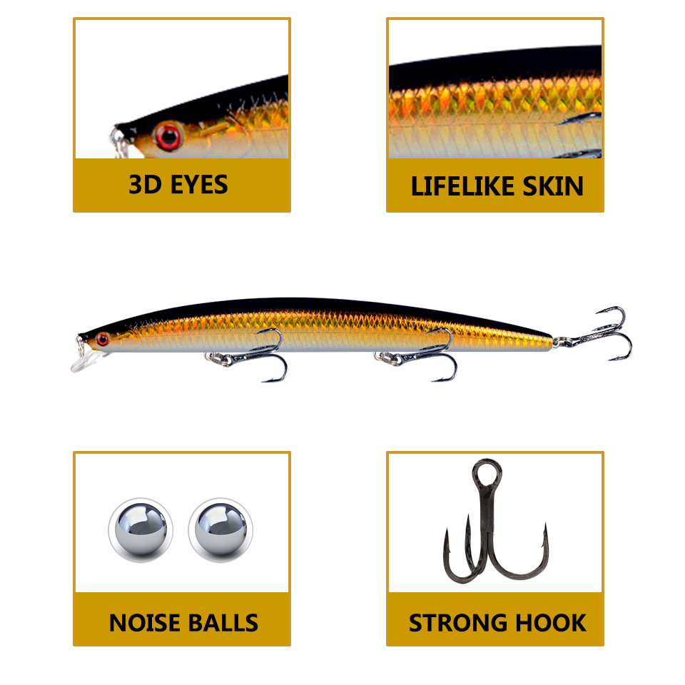 18cm 24g Minnow Fishing Lure L - Fishing Equipment Kit review and price