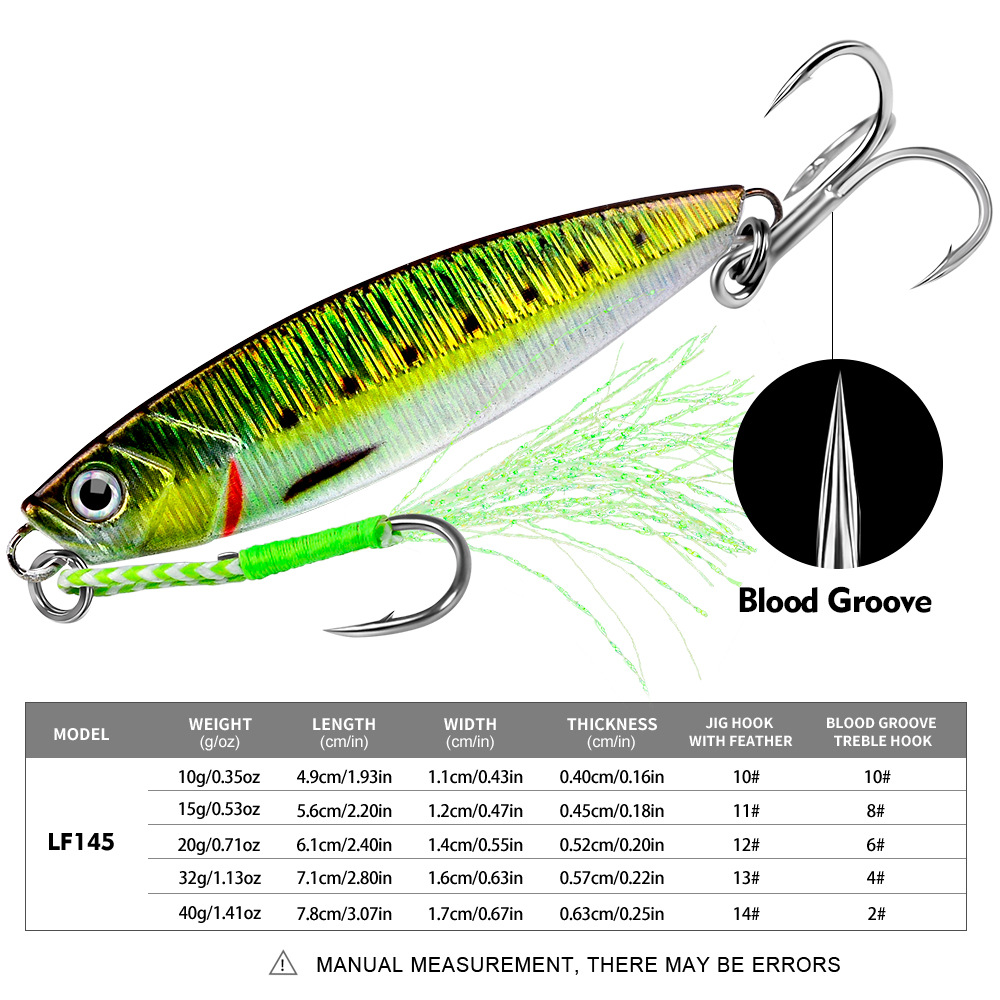 5pcs/set 10g-40g Jigging Spoon - Fishing Equipment Kit review and price