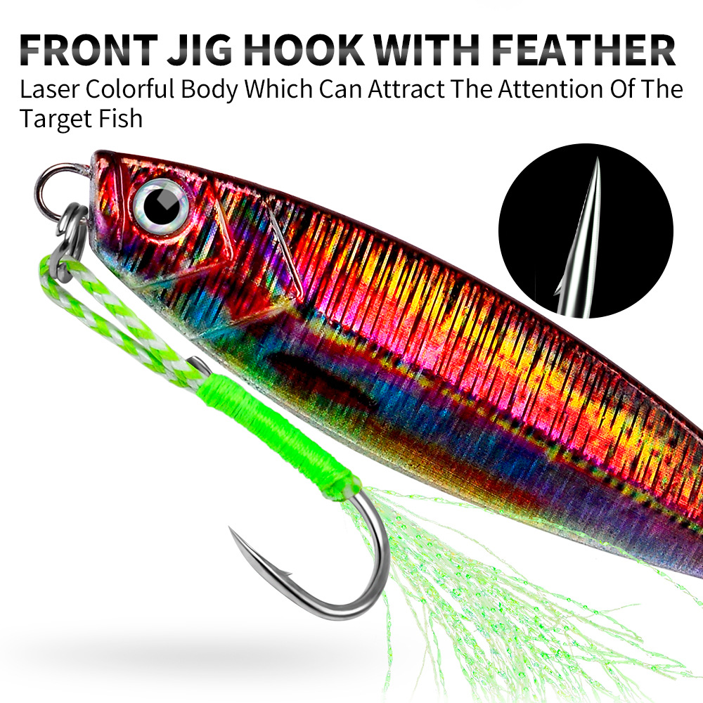 5pcs/set 10g-40g Jigging Spoon - Fishing Equipment Kit review and price